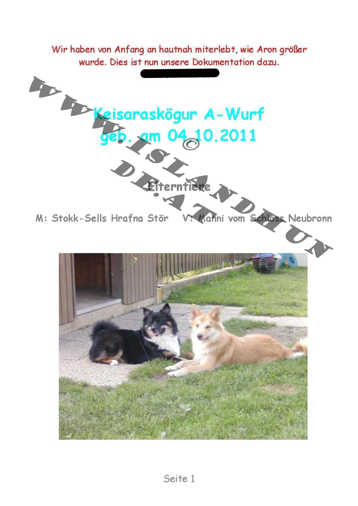 A-Wurf – Bild 1