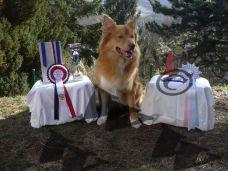 Aron mit Trophäen